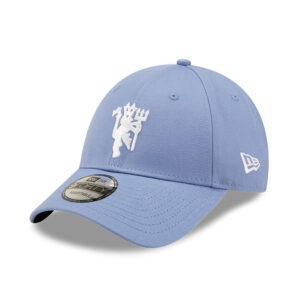 Czapka z daszkiem New Era Manchester United Seasonal Pastel Blue 9FORTY Adjustable Cap