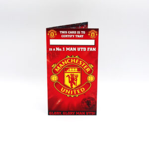 Kartka urodzinowa Manchester United (23 x 12 cm)