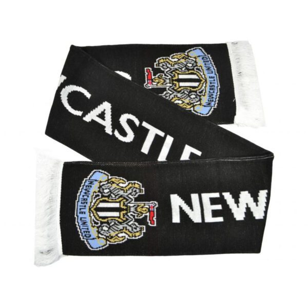 szalik newcastle united czarno bialy 1
