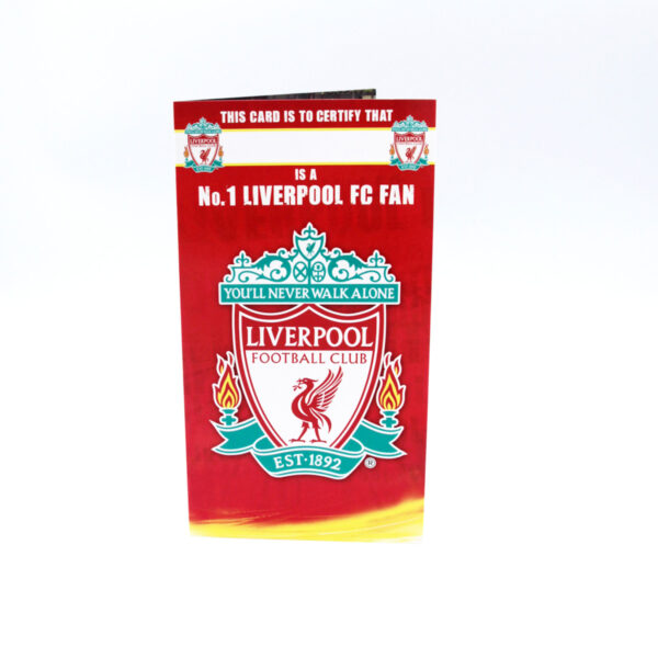 kartka urodzinowa liverpool fc fan 1