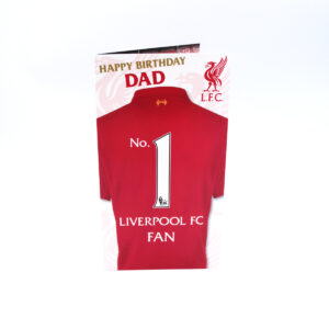 Kartka urodzinowa Liverpool FC "No.1 Dad"