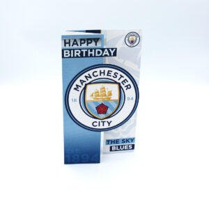 Kartka urodzinowa Manchester City "The Sky Blues"